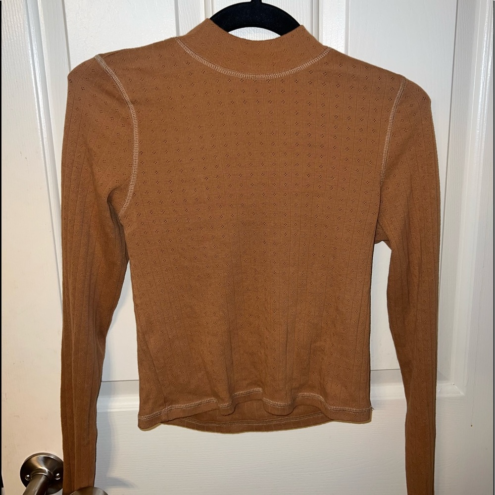 Mock neck long sleeve